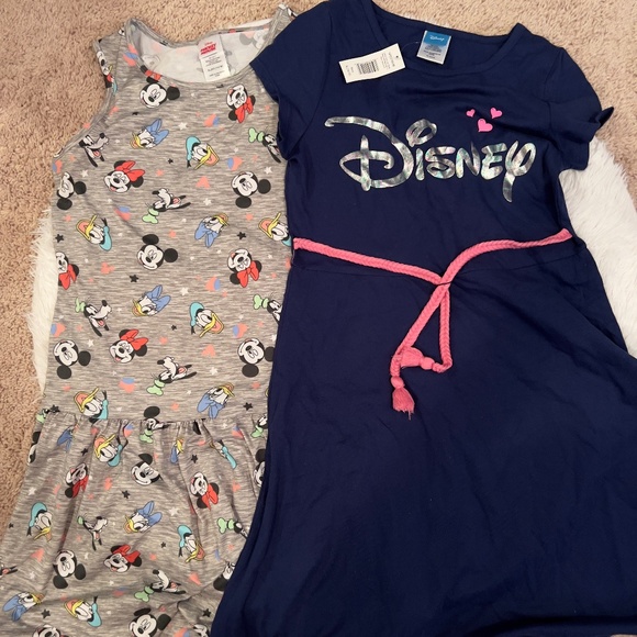 NWT | Disney Girls Dress Set | Mickey Mouse and Friends Gray/Navy | XL (14-16) - Picture 1 of 6